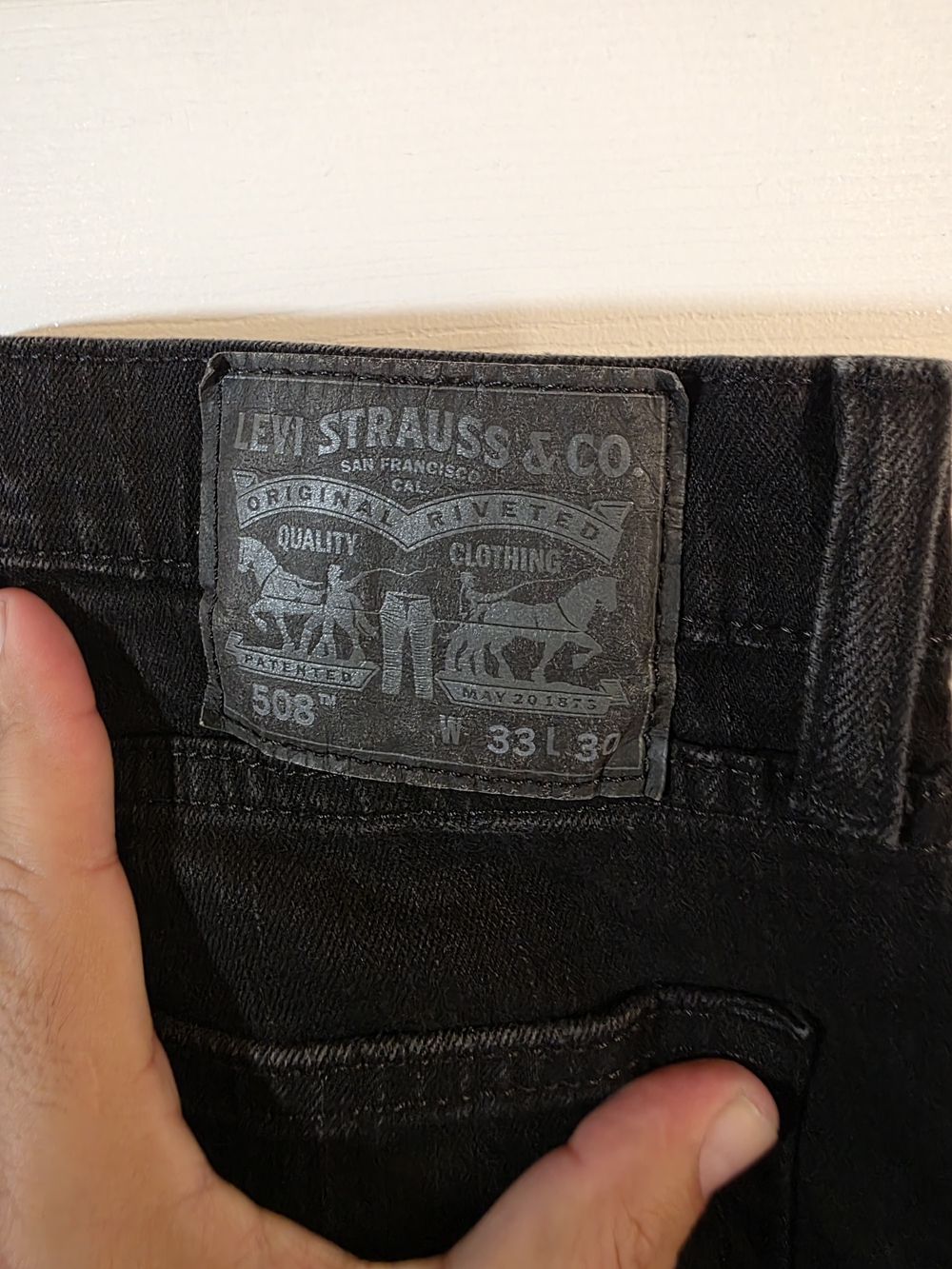 Levi's Black Straight Jeans - 508™ Style